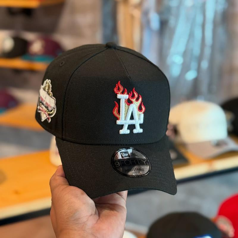 New Era 59FIFTY MLB NY Yankees Fitted Hat for Men & LA Dodgers Black Fitted Hat for Women | Modern Unisex Streetwear Fashion Adjustable Snapback Limited Edition Gorras Sombreros Collector