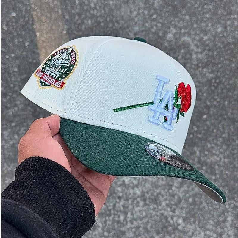 New Era 59FIFTY MLB NY Yankees Fitted Hat for Men & LA Dodgers Black Fitted Hat for Women | Modern Unisex Streetwear Fashion Adjustable Snapback Limited Edition Gorras Sombreros Collector