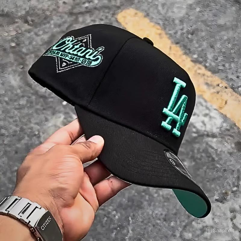 New Era 59FIFTY MLB NY Yankees Fitted Hat for Men & LA Dodgers Black Fitted Hat for Women | Modern Unisex Streetwear Fashion Adjustable Snapback Limited Edition Gorras Sombreros Collector