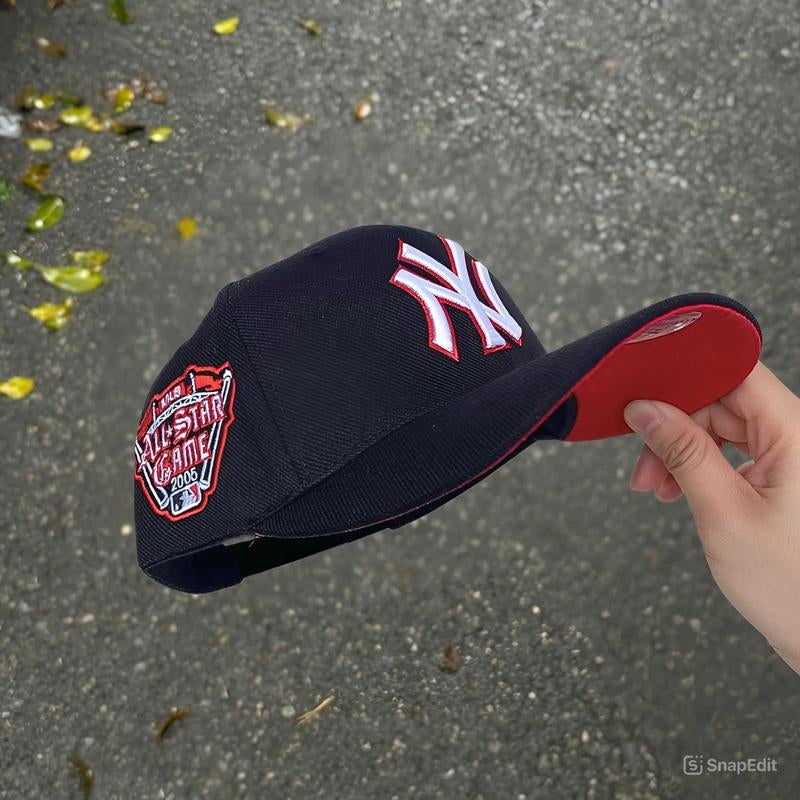 New Era 59FIFTY MLB NY Yankees Fitted Hat for Men & LA Dodgers Black Fitted Hat for Women | Modern Unisex Streetwear Fashion Adjustable Snapback Limited Edition Gorras Sombreros Collector