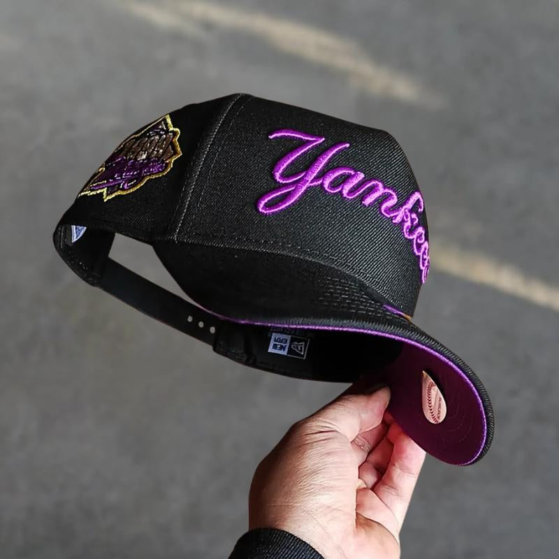 New Era 59FIFTY MLB NY Yankees Fitted Hat for Men & LA Dodgers Black Fitted Hat for Women | Modern Unisex Streetwear Fashion Adjustable Snapback Limited Edition Gorras Sombreros Collector