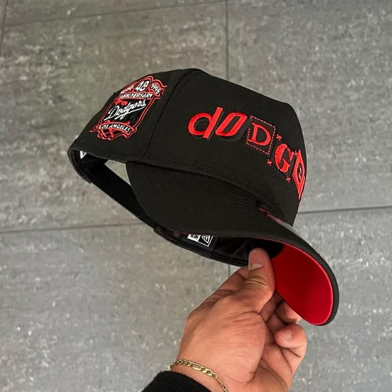 New Era 59FIFTY MLB NY Yankees Fitted Hat for Men & LA Dodgers Black Fitted Hat for Women | Modern Unisex Streetwear Fashion Adjustable Snapback Limited Edition Gorras Sombreros Collector