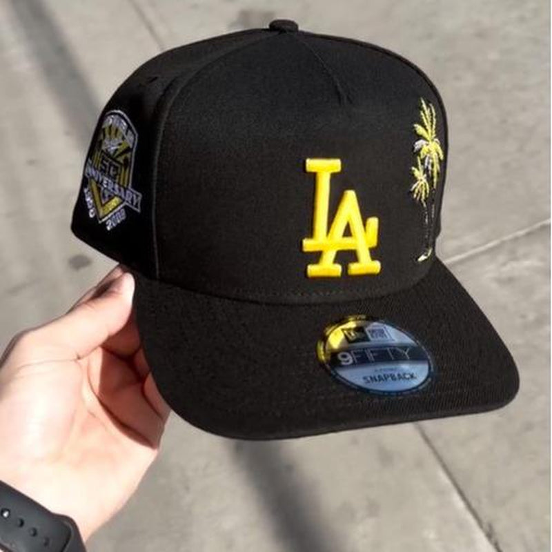 New Era 59FIFTY MLB NY Yankees Fitted Hat for Men & LA Dodgers Black Fitted Hat for Women | Modern Unisex Streetwear Fashion Adjustable Snapback Limited Edition Gorras Sombreros Collector