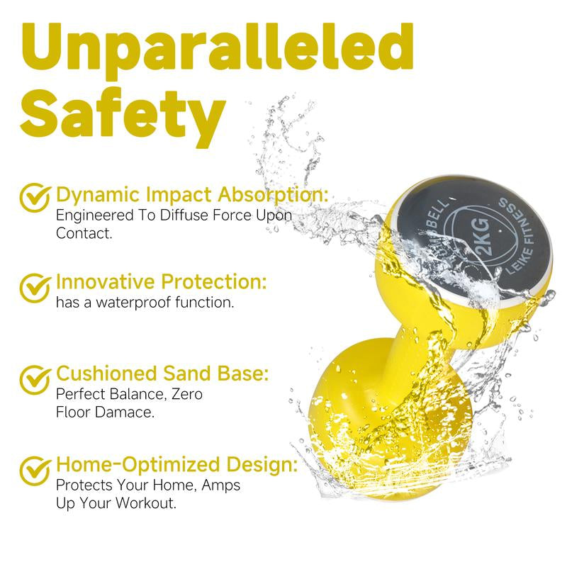 Dumbbell Women'S Fitness Equipment for Home Use, Slim Belly Barbell, Kettlebells, Children, Teenagers, Girls, Small Dumbbells, 3KG, One Pair