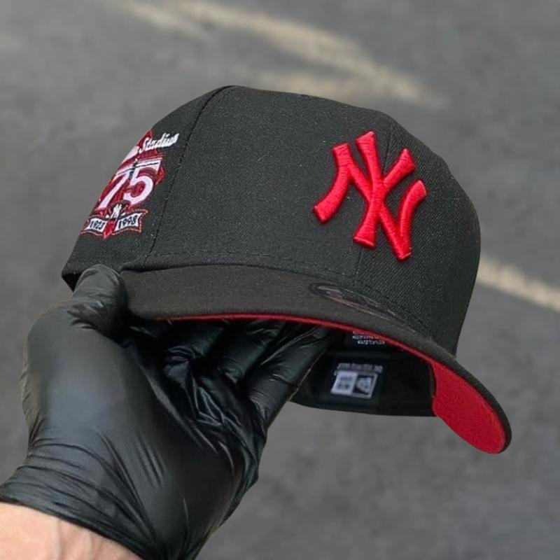 New Era 59FIFTY MLB NY Yankees Fitted Hat for Men & LA Dodgers Black Fitted Hat for Women | Modern Unisex Streetwear Fashion Adjustable Snapback Limited Edition Gorras Sombreros Collector